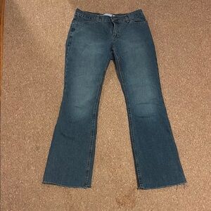 GAP Blue Flare Wide Leg Jeans